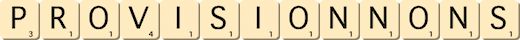 provisionnons provisionnons