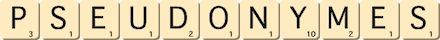 pseudonymes pseudonymes