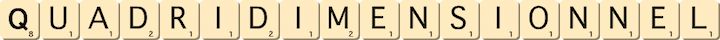 quadridimensionnel quadridimensionnel