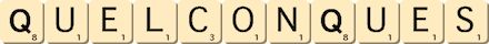 quelconques