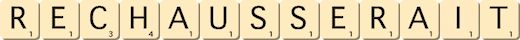 rechausserait rechausserait