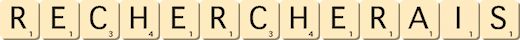 rechercherais rechercherais