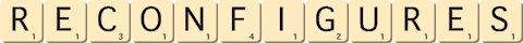 reconfigures