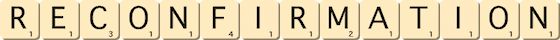 reconfirmation