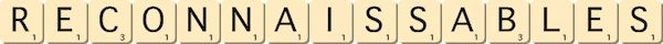 reconnaissables
