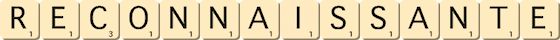 reconnaissante reconnaissante