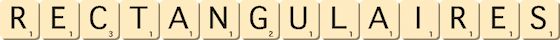 rectangulaires