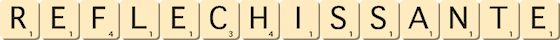 reflechissante reflechissante