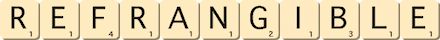 refrangible