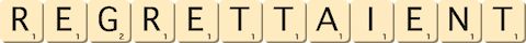 regrettaient regrettaient
