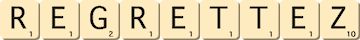 regrettez regrettez