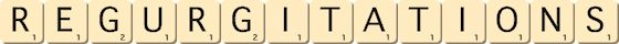 regurgitations
