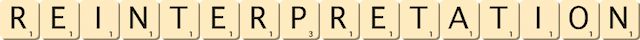 reinterpretation reinterpretation