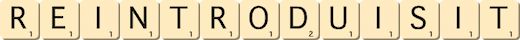 reintroduisit