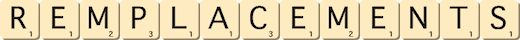 remplacements