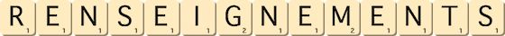 renseignements renseignements