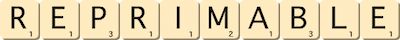 reprimable