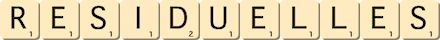 residuelles residuelles