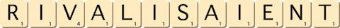 rivalisaient
