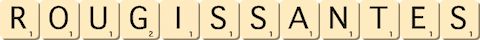 rougissantes