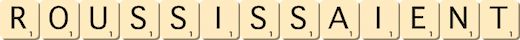 roussissaient