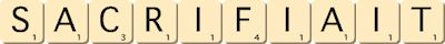 sacrifiait