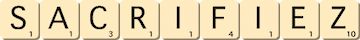 sacrifiez