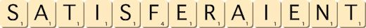 satisferaient