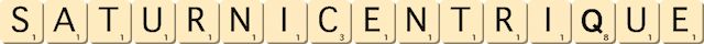 saturnicentrique