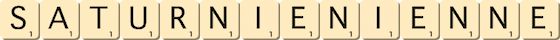 saturnien--ienne