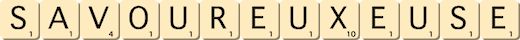 savoureux--euse