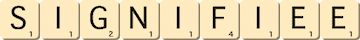 signifiee