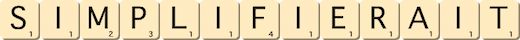 simplifierait