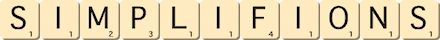 simplifions simplifions