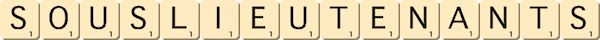 sous-lieutenants