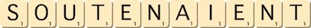 soutenaient soutenaient