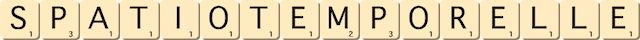 spatio-temporelle spatio-temporelle