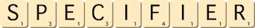 specifier specifier