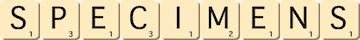 specimens specimens