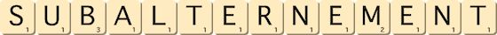 subalternement