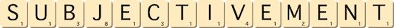 subjectivement subjectivement