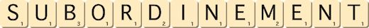 subordinement