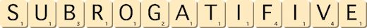 subrogatif--ive
