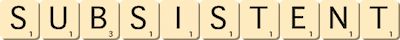 subsistent subsistent