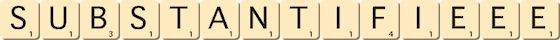 substantifie--ee
