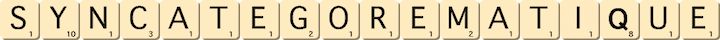 syncategorematique