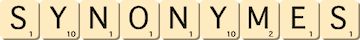 synonymes synonymes