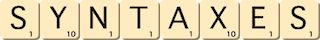 syntaxes syntaxes