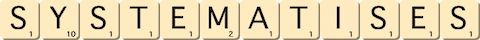 systematises systematises