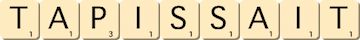 tapissait